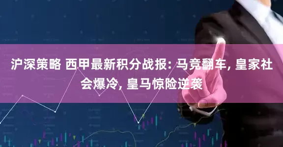 沪深策略 西甲最新积分战报: 马竞翻车, 皇家社会爆冷, 皇马惊险逆袭