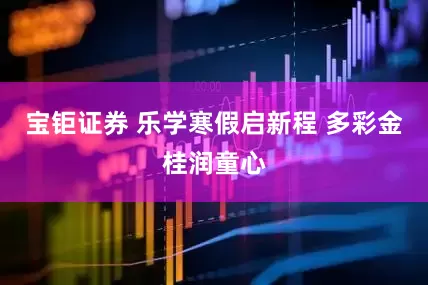 宝钜证券 乐学寒假启新程 多彩金桂润童心