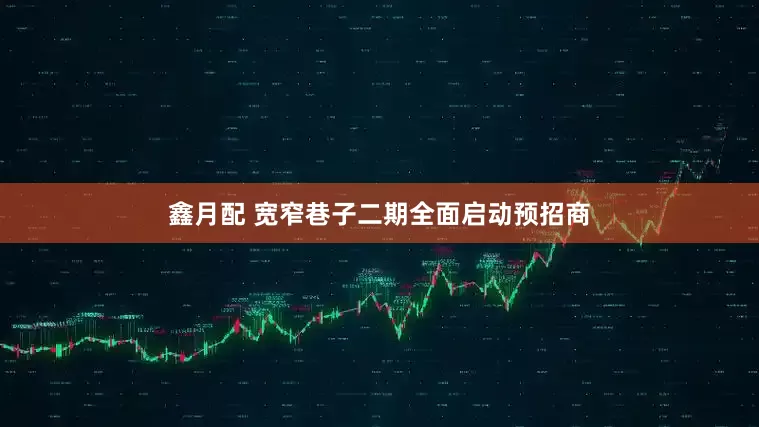 鑫月配 宽窄巷子二期全面启动预招商